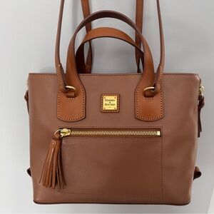 Dooney & Bourke Tan Leather Satchel